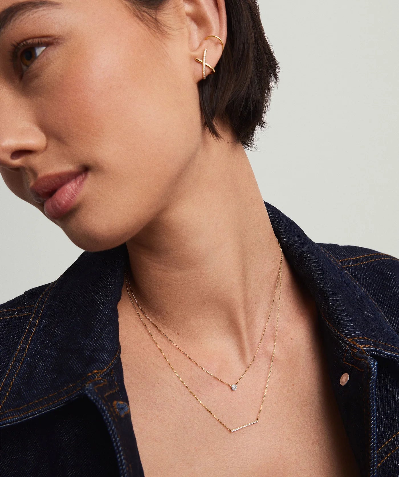 Etoile Pavé Necklace