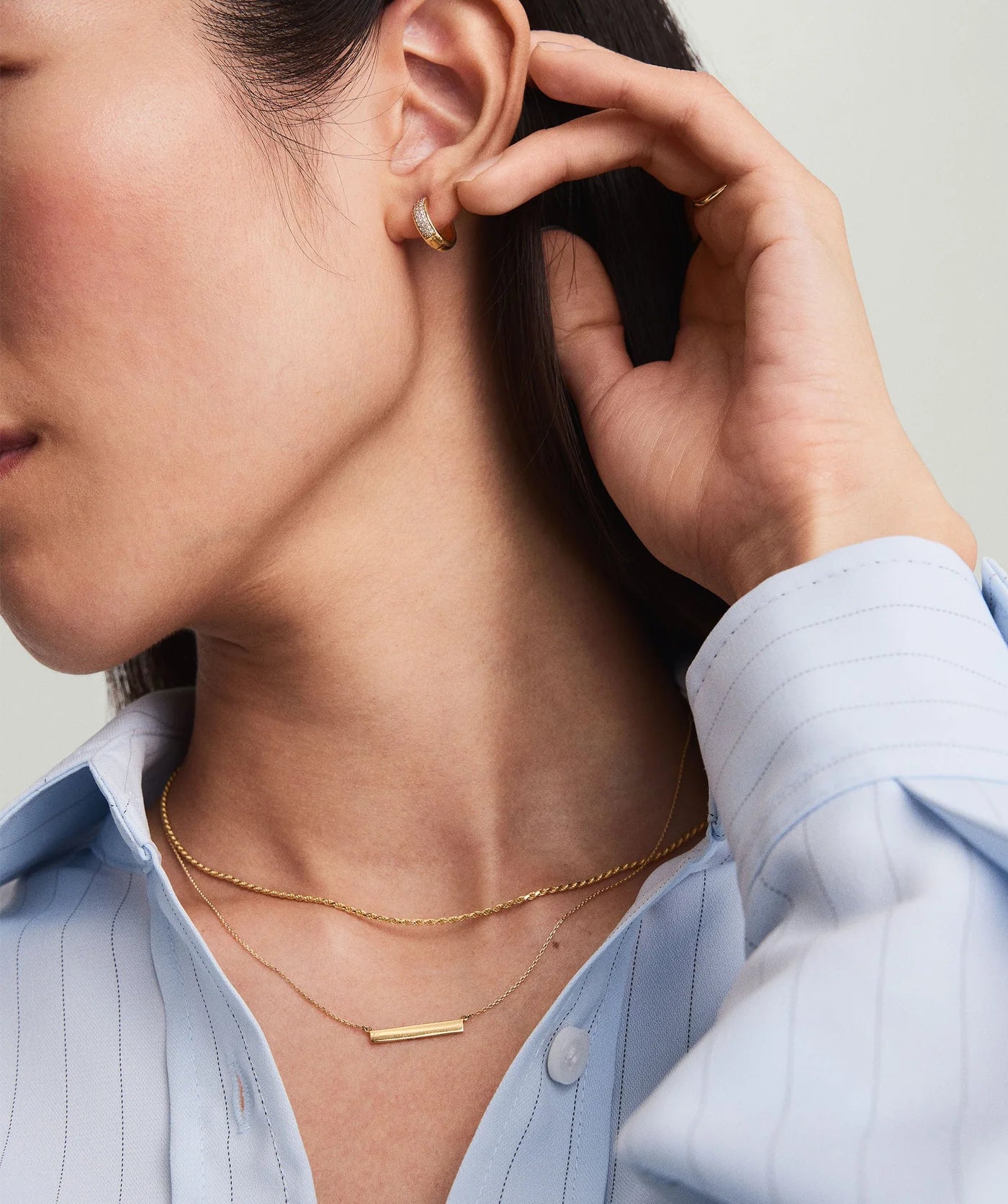 Engravable Bar Necklace