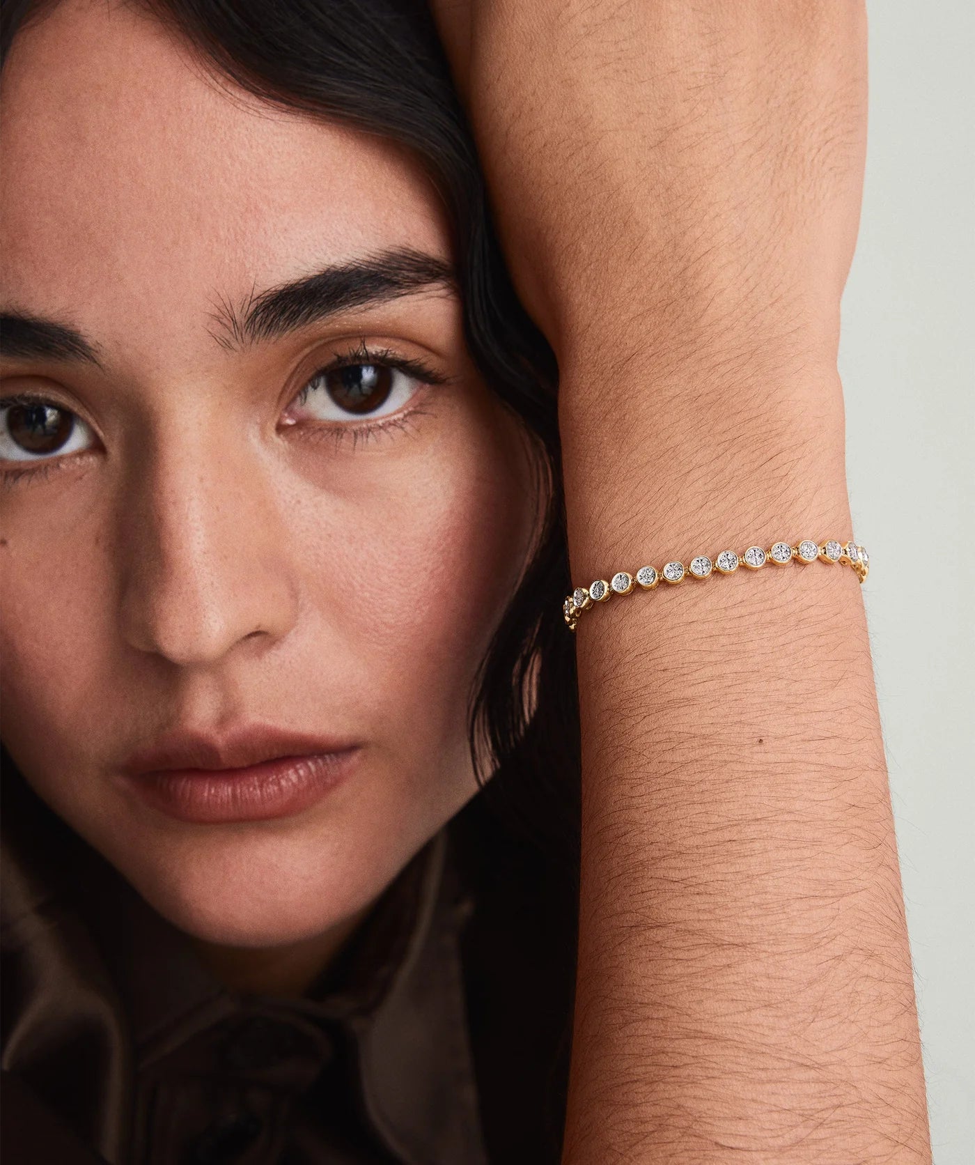 Éclat Doré Rivière Bracelet