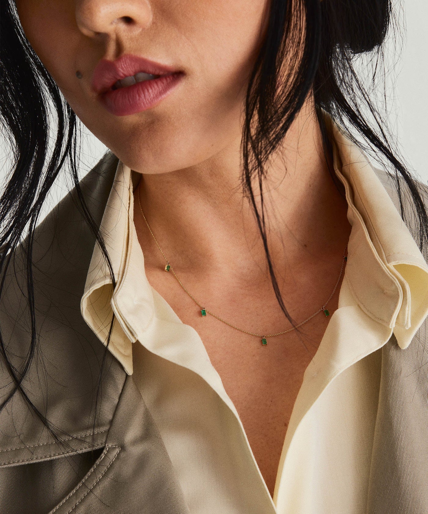 Emerald Horizon Necklace